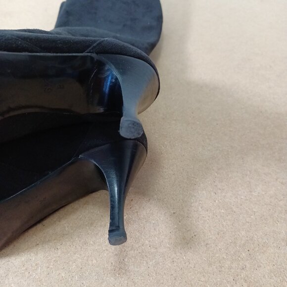 Women's Cole Haan "Gwynne" Black Suede Boots Size 6.5 (no box) - Picture 6 of 8